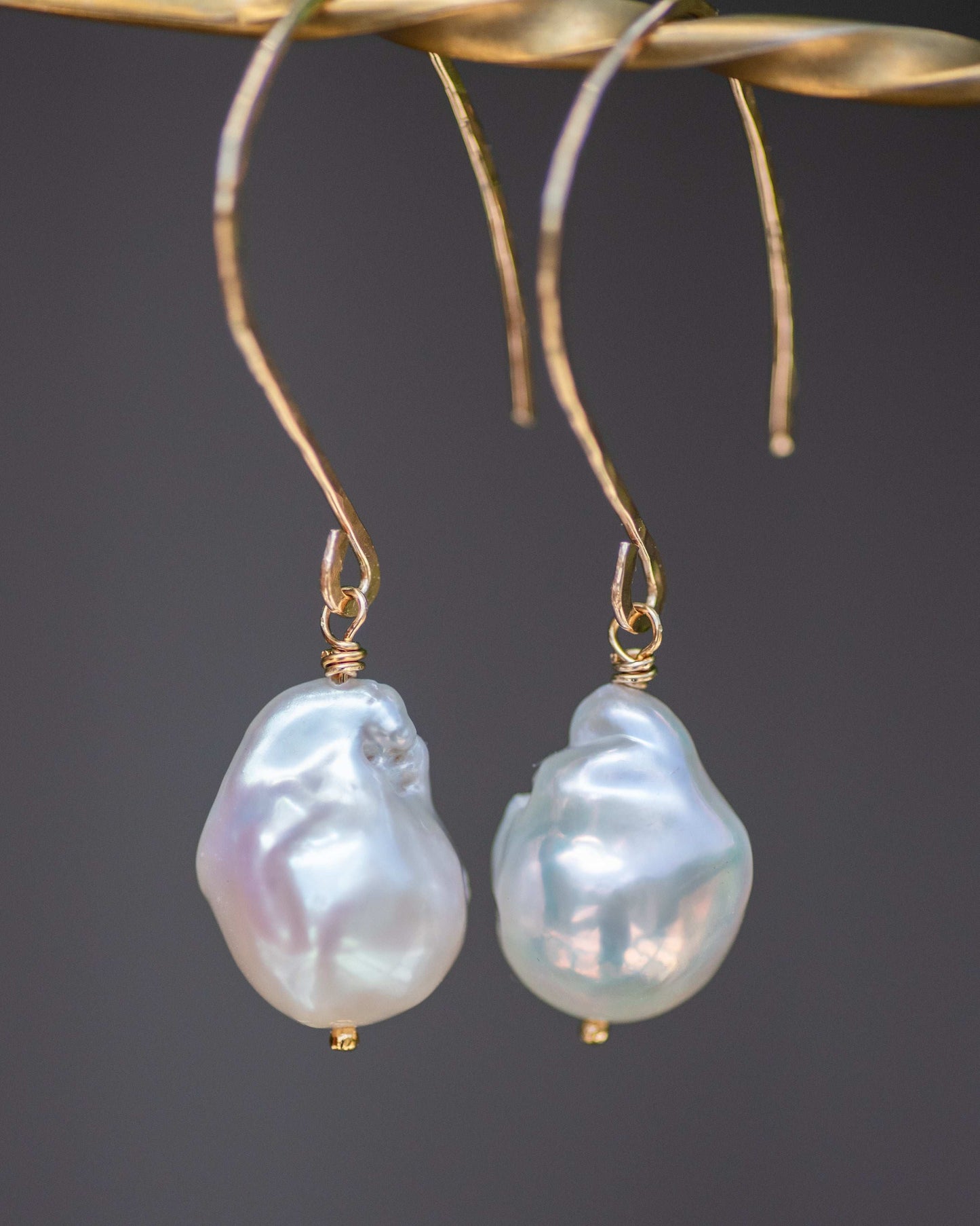 Lux Small Baroque Pearl Earrings