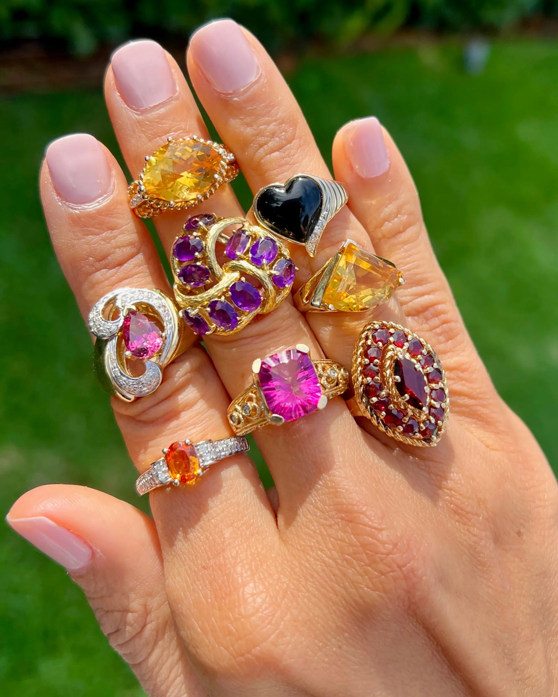 14kt Gold Gemstone Rings – Vida Jewelry Designs