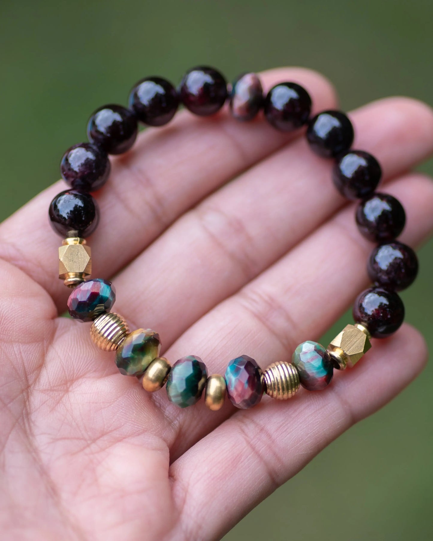 Multi Colored Tiger's Eye Bracelet