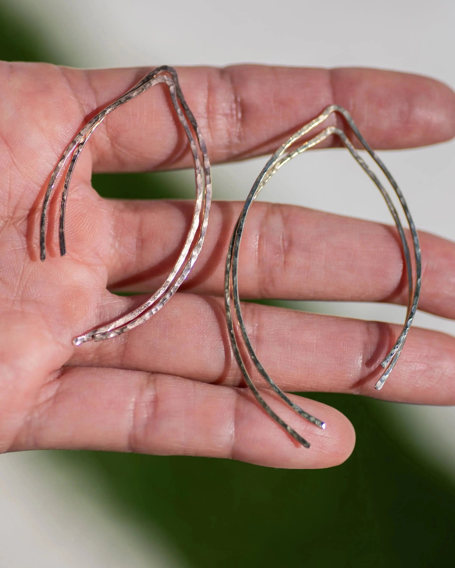 gold filled minimalist threader earrings