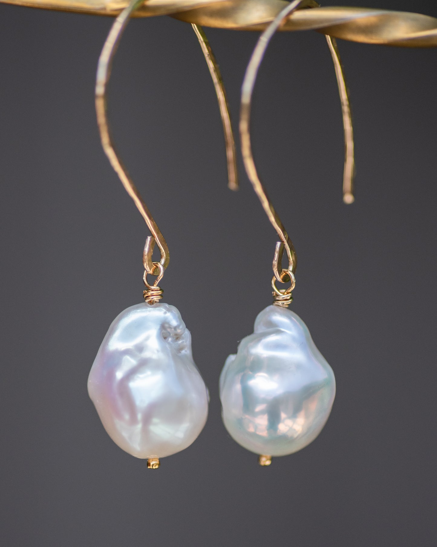 Lux Small Baroque Pearl Earrings