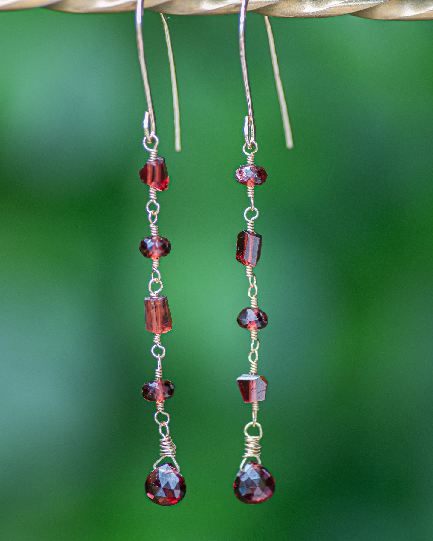Garnet Gemstone Earrings
